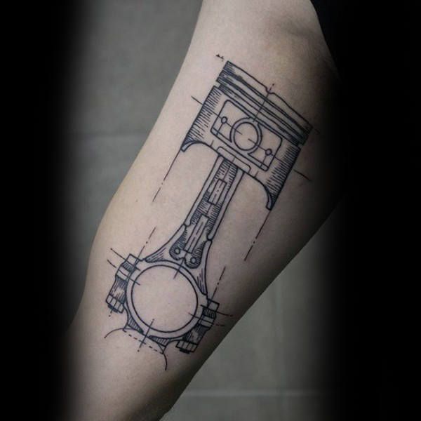 engine tattoo