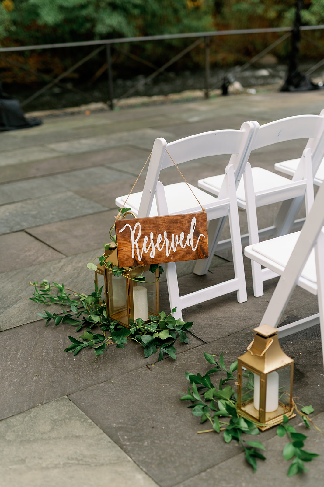 reserved seating wedding signs