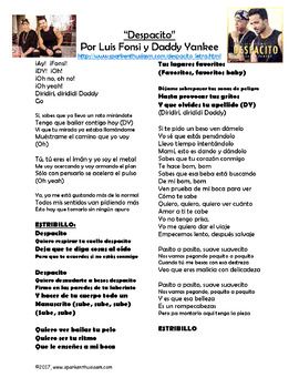 despacito spanish song lyrics in english