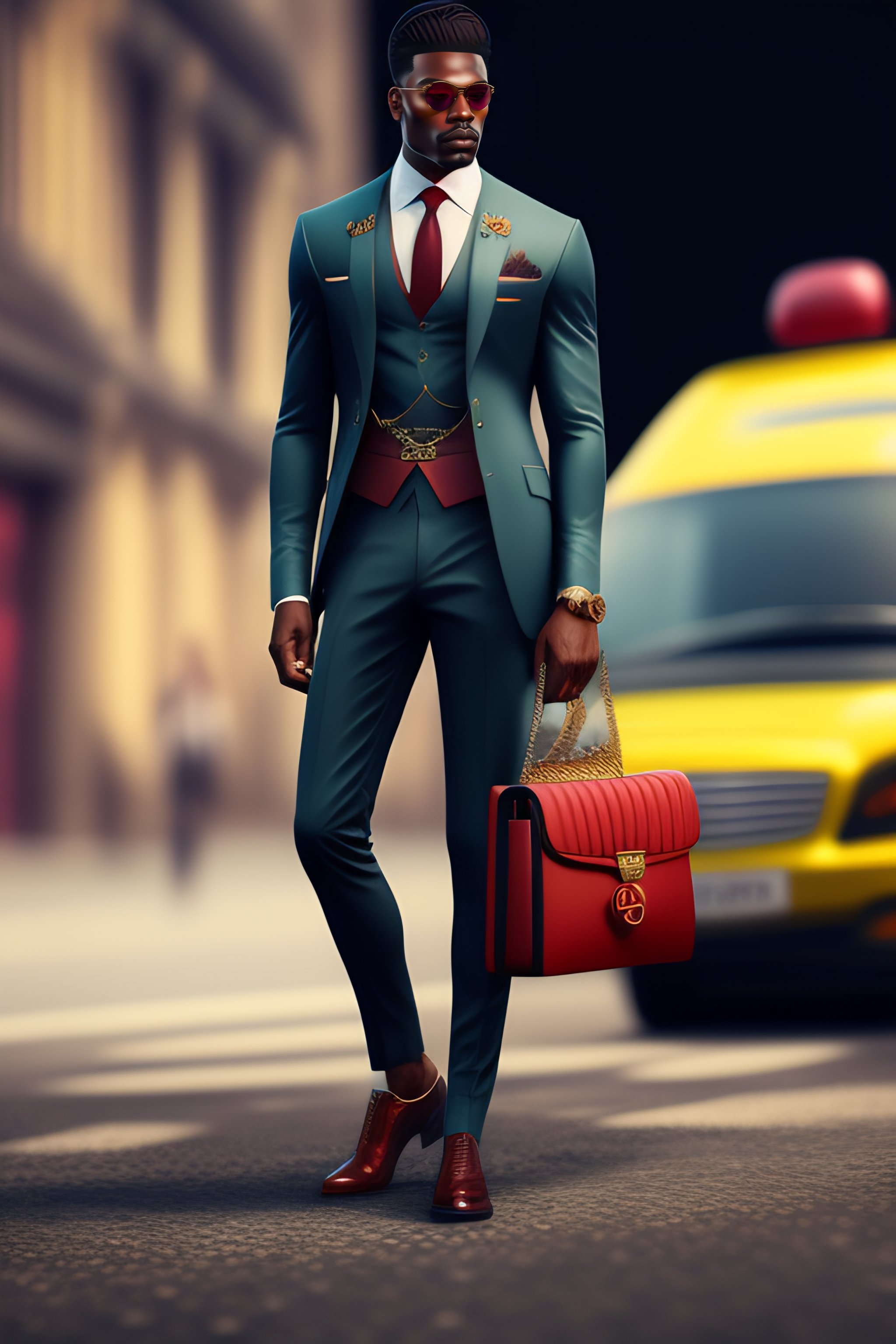 gucci three piece suit