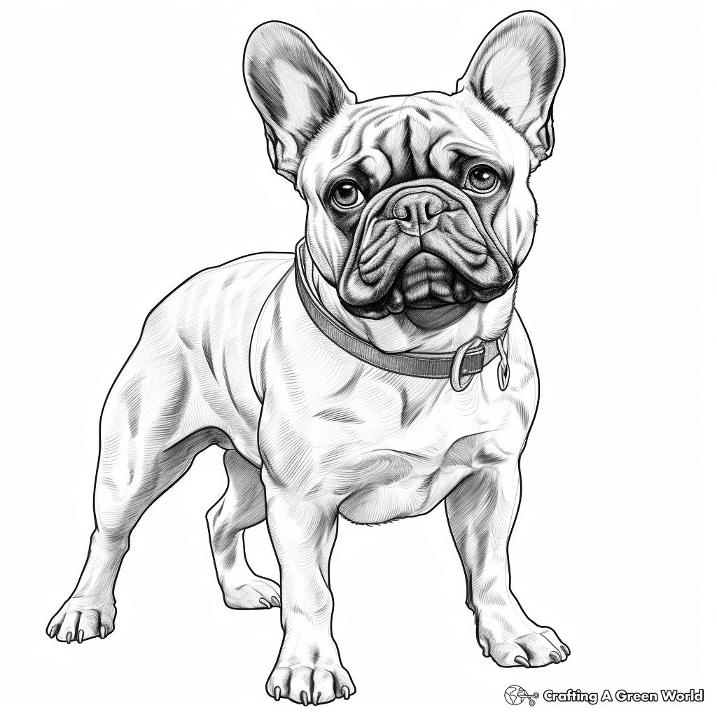 french bulldog coloring sheets