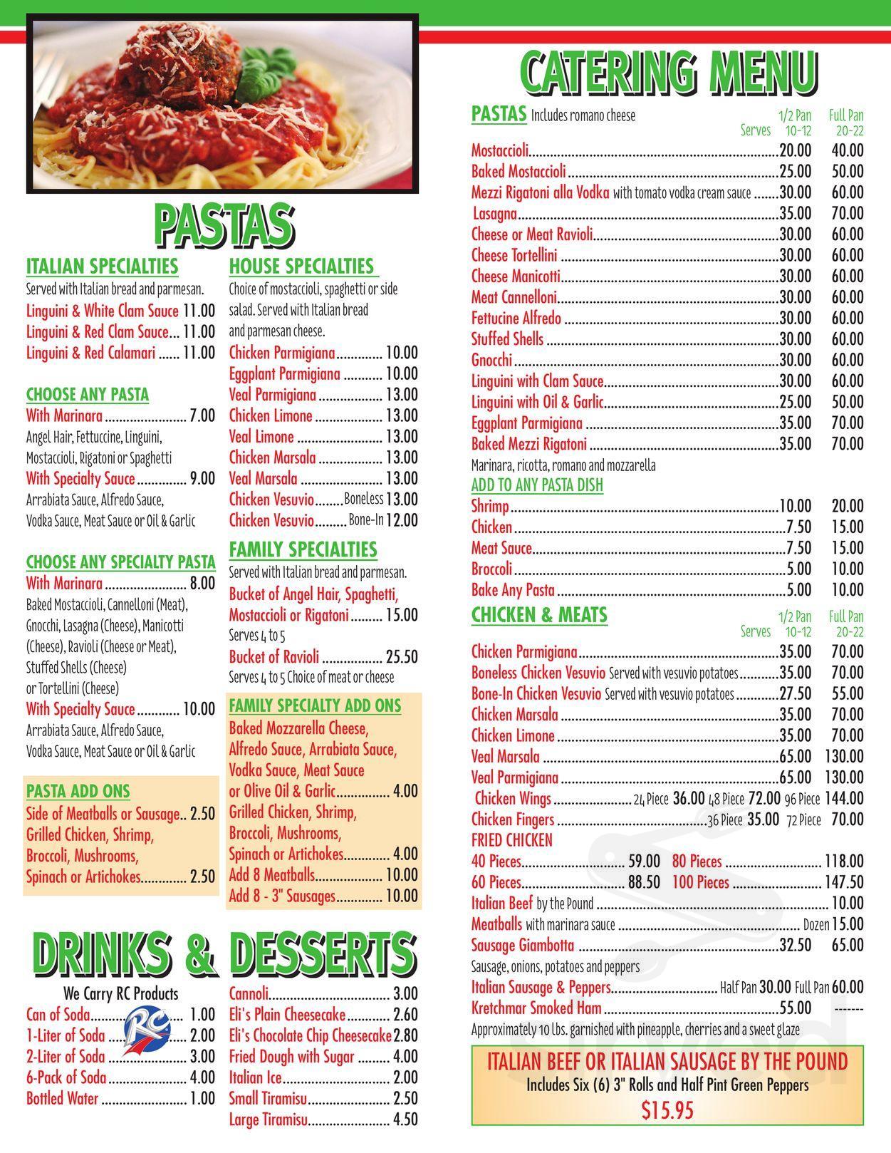 nardis menu