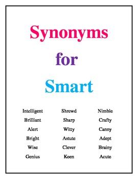 another word for smart