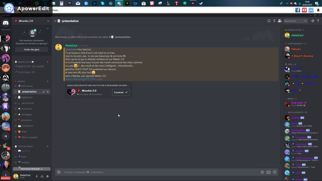 discord rencontres