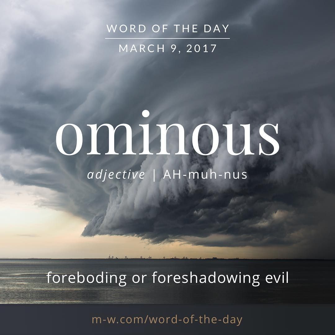 ominous definition