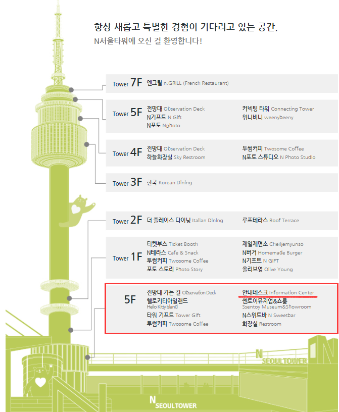 n seoul tower price