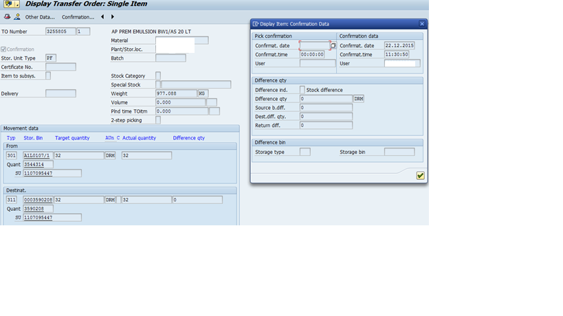 bin to bin transfer in sap wm