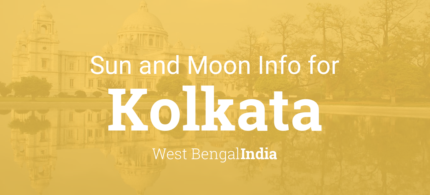 today moonrise time in kolkata