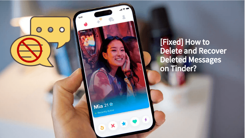 how to delete a message on tinder