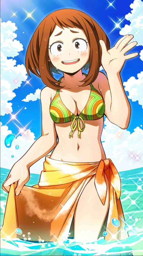 ochaco uraraka swimsuit