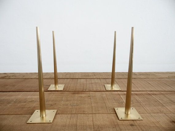 brass table legs