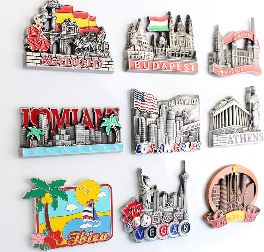 souvenir fridge magnets