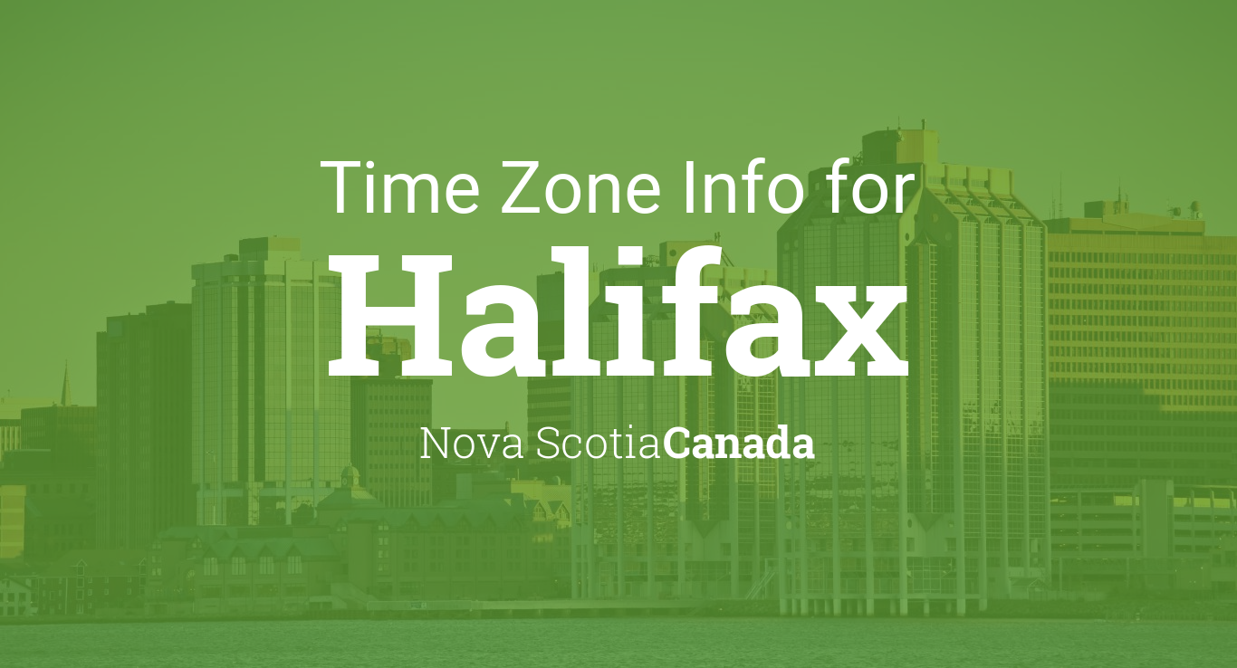 time zone in halifax