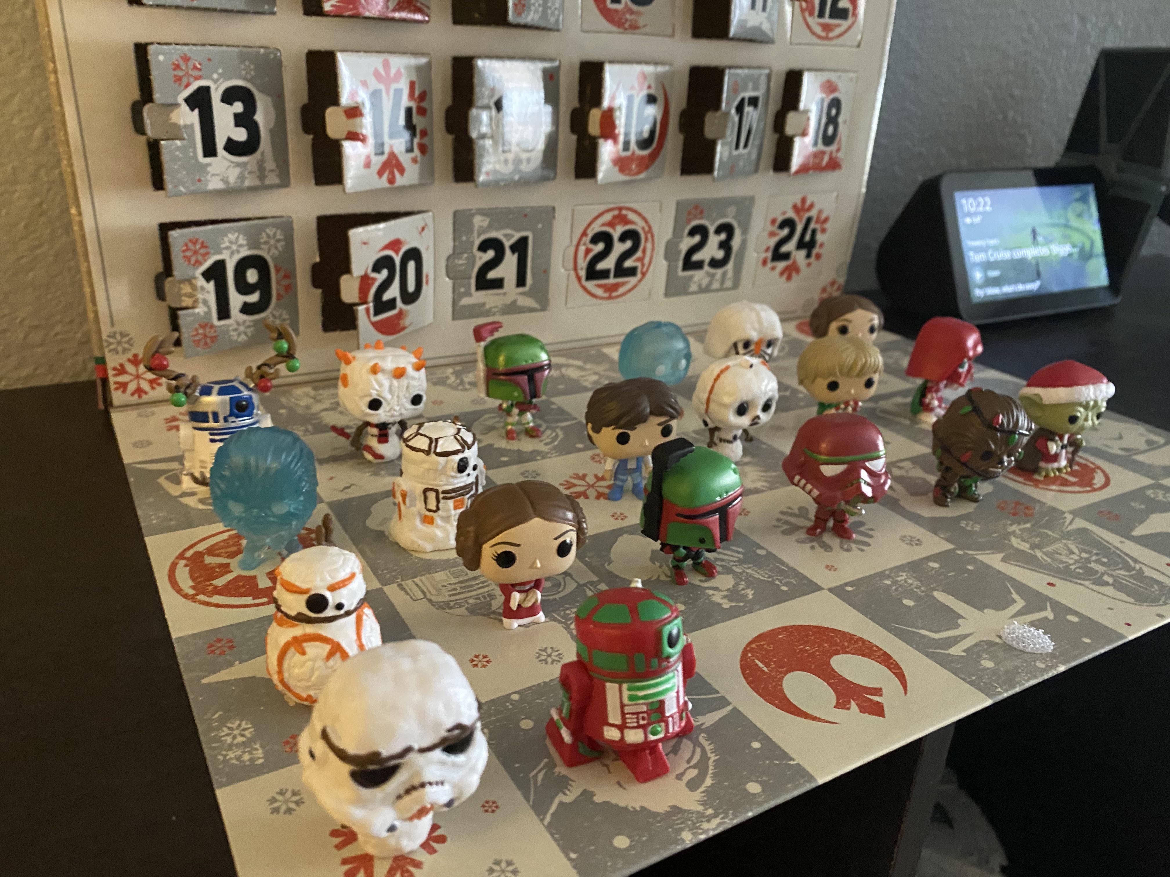 star wars funko pop advent calendar