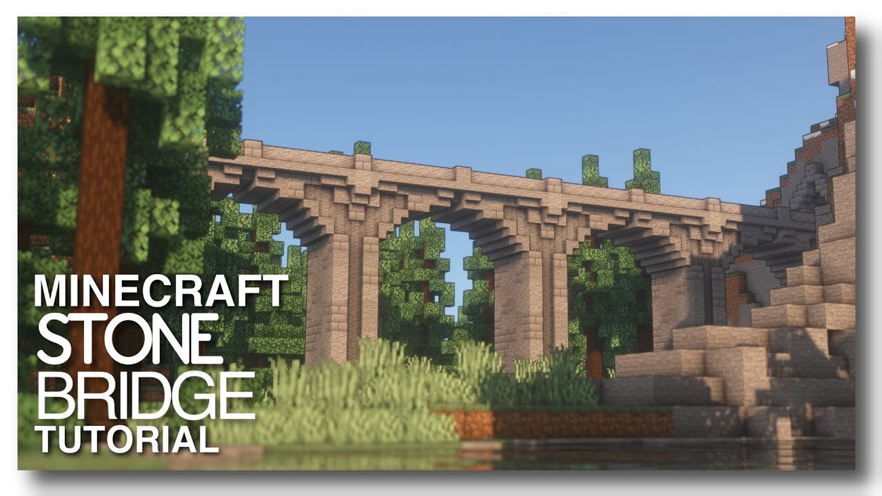 minecraft arched bridge