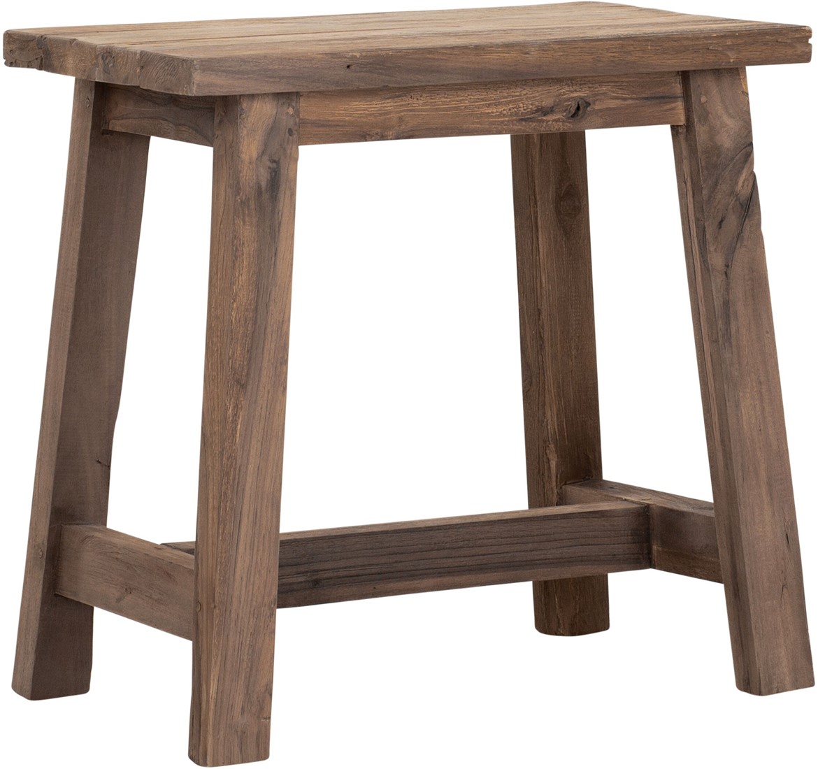 long wooden stool