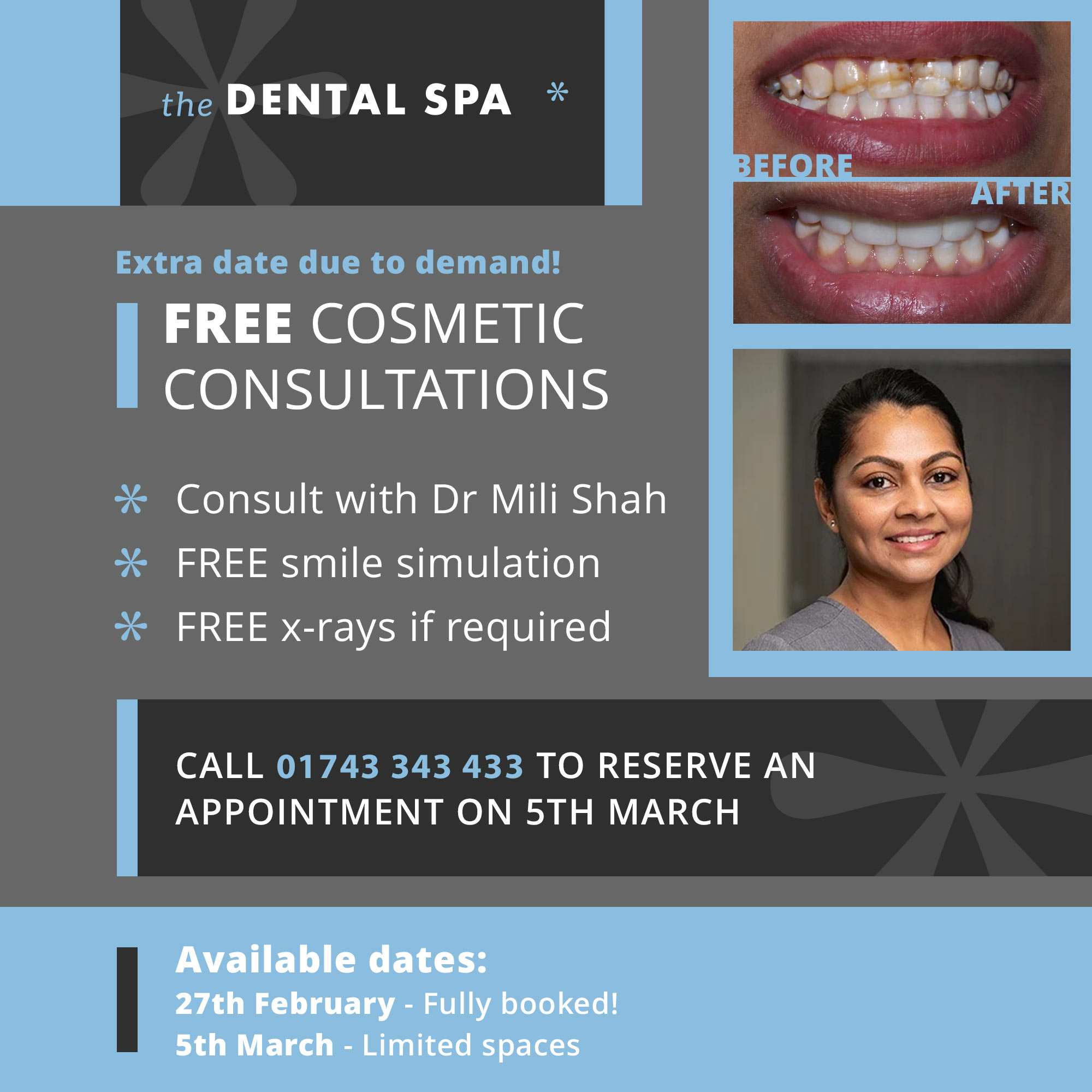 dental spa dent consultation near me