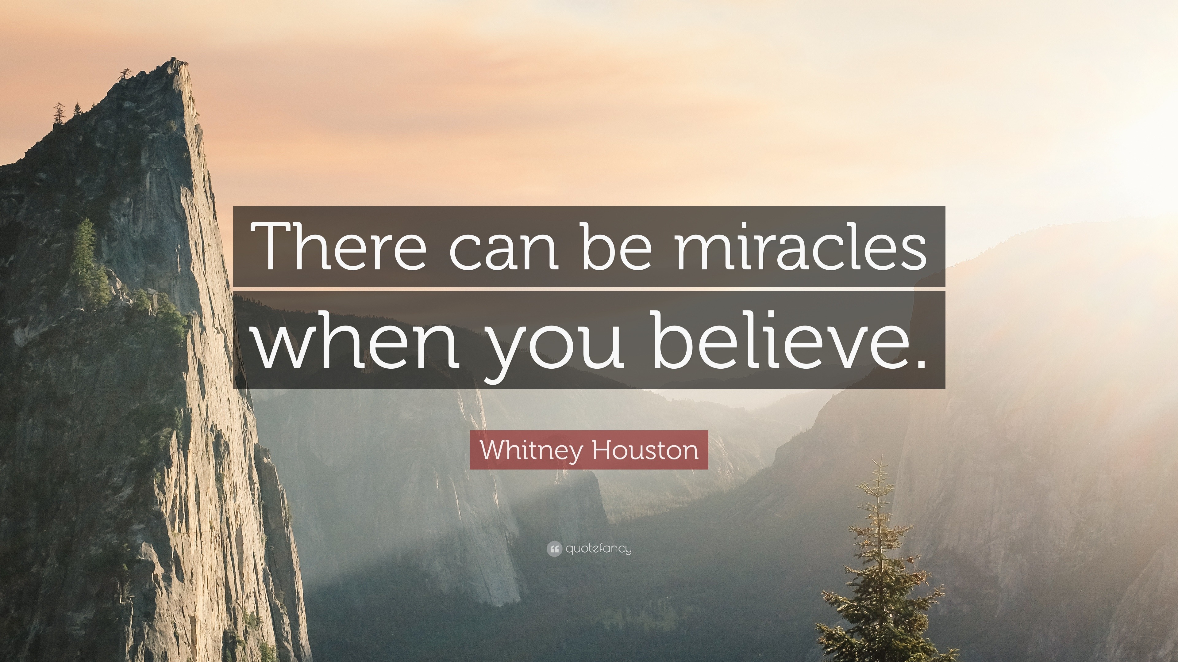 whitney houston there can be miracles