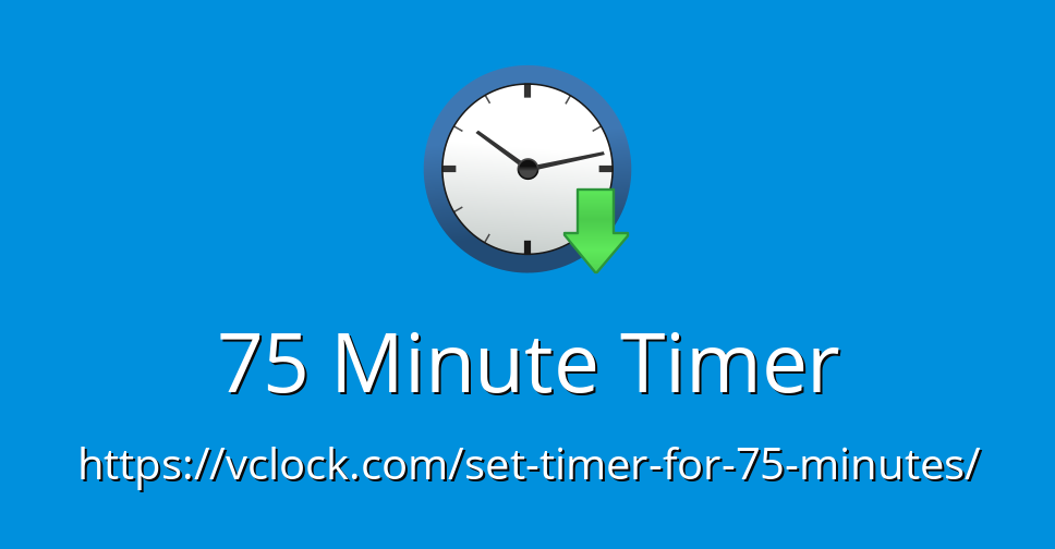 timer 75 minutes