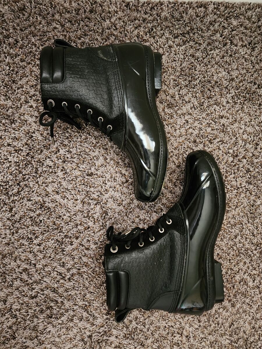 michael kors black winter boots