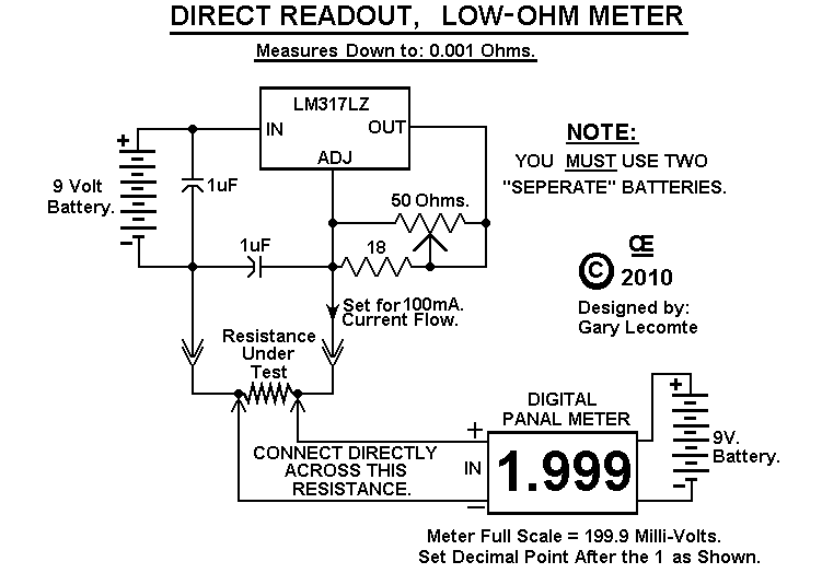 milli ohm to ohm