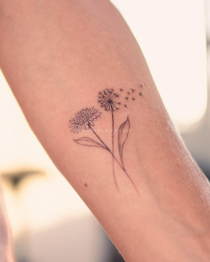 meaning of a dandelion tattoo