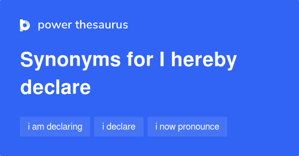 announce synonym