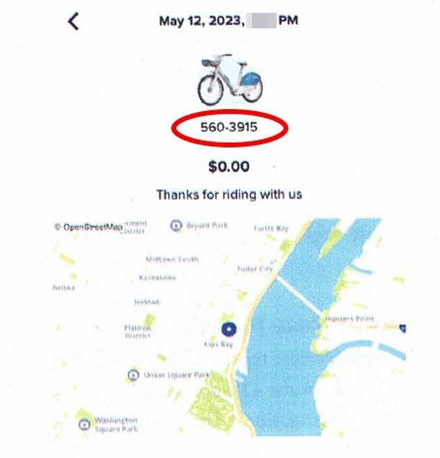 citibike karen receipts