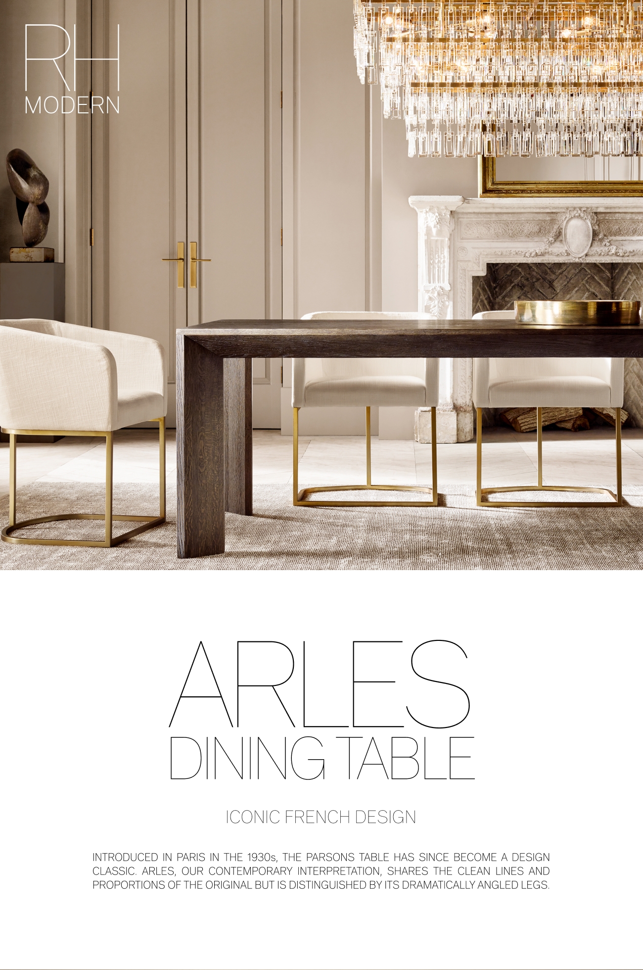 arles dining table