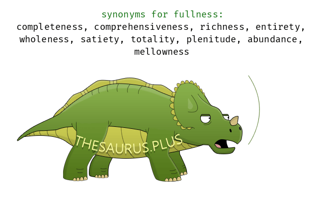 fullness synonym