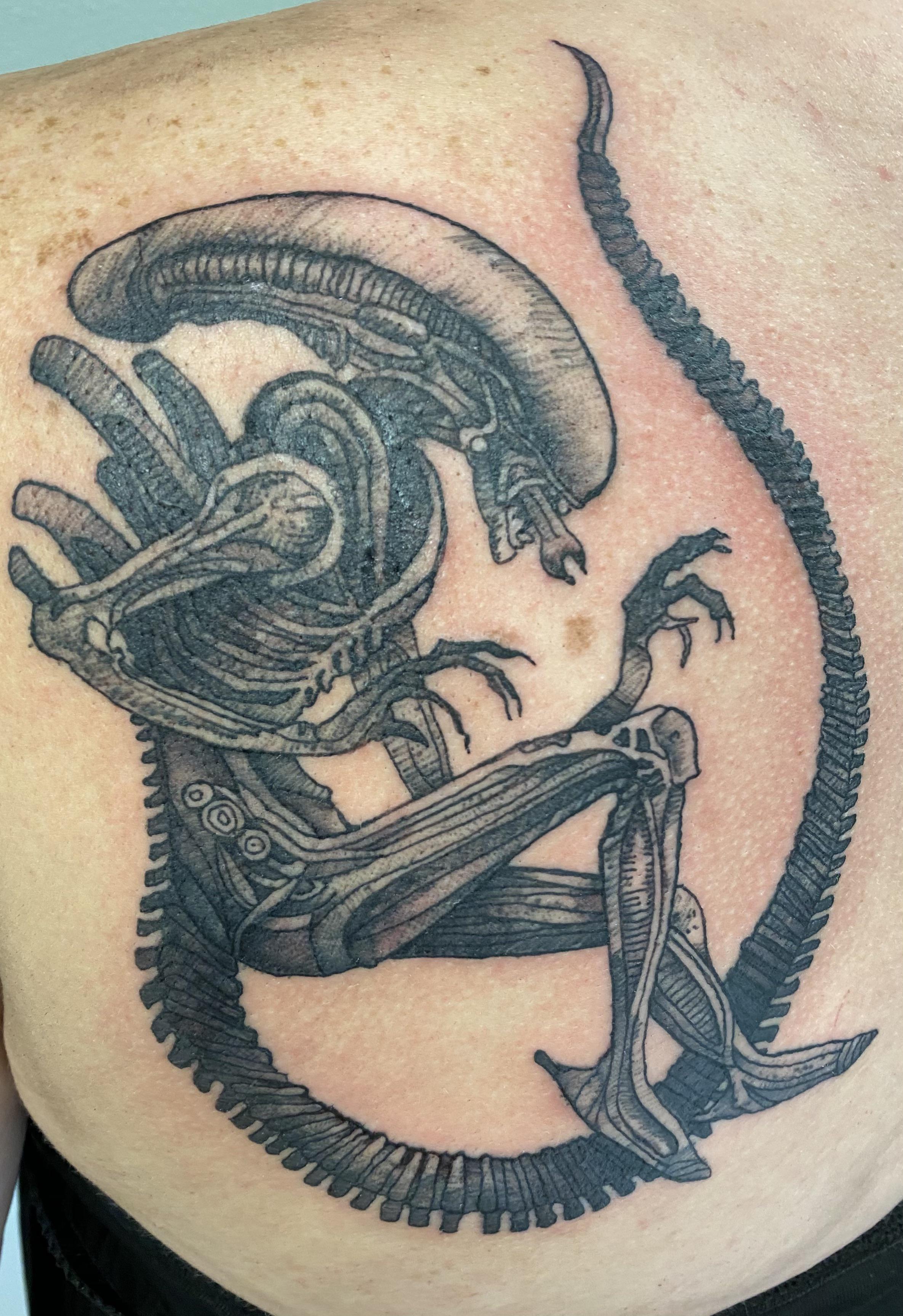 xenomorph tattoos