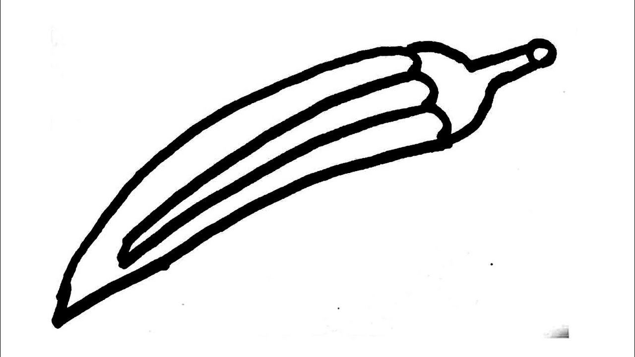 drawing of lady finger