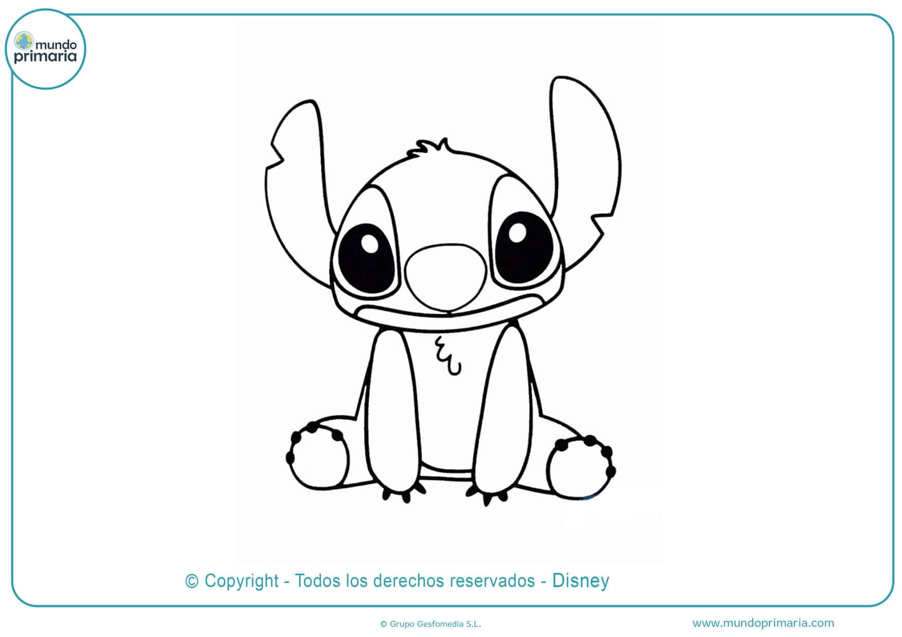 dibujos de stich para imprimir