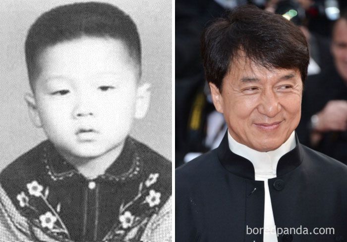 jackie chan childhood photos