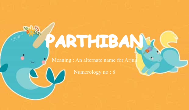 parthiban name meaning in tamil