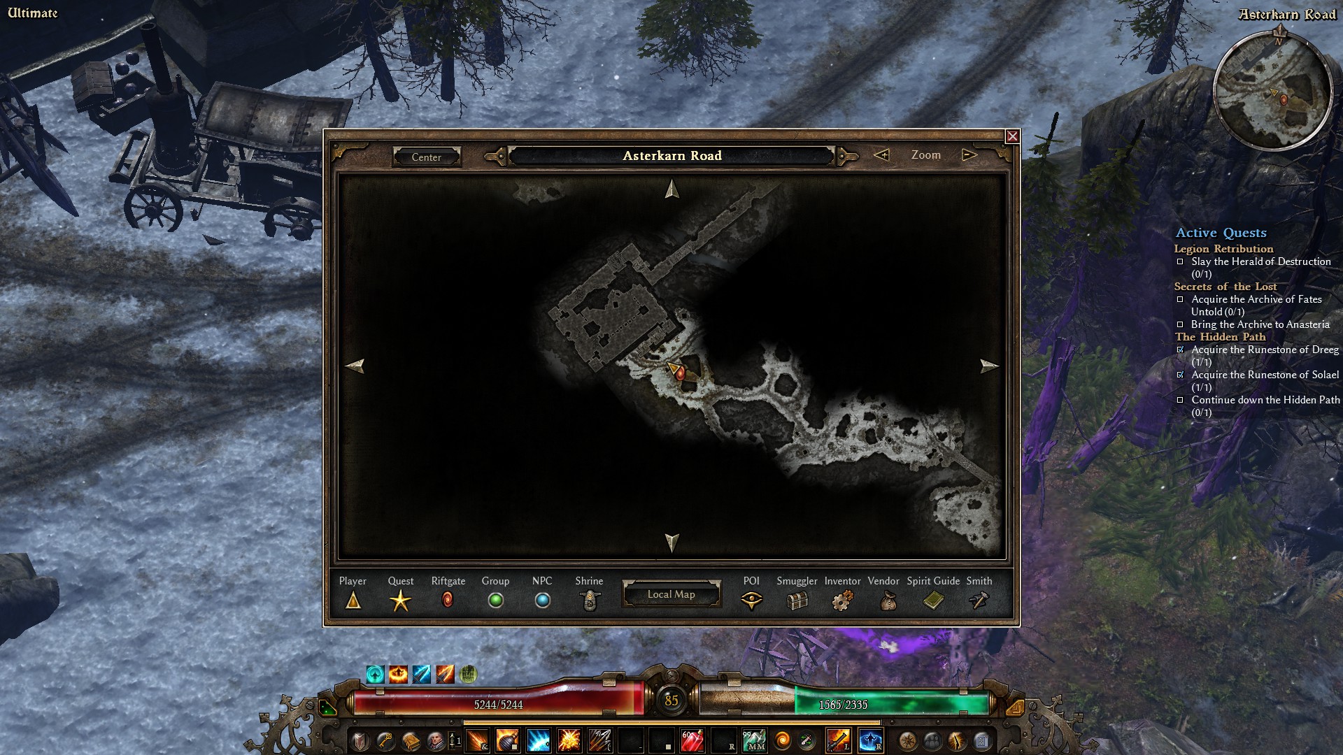 grim dawn hidden path