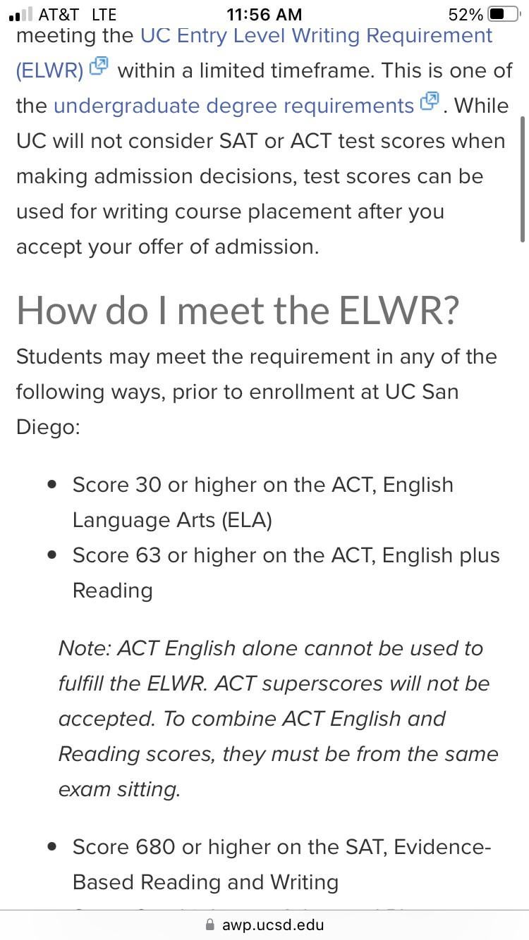 ucsd elwr