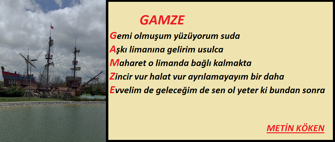 gamze akrostiş