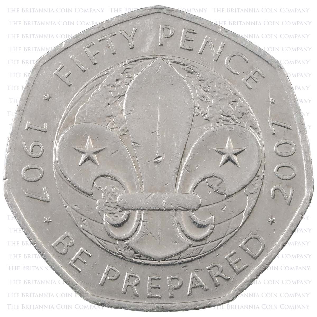 2007 50p coin value