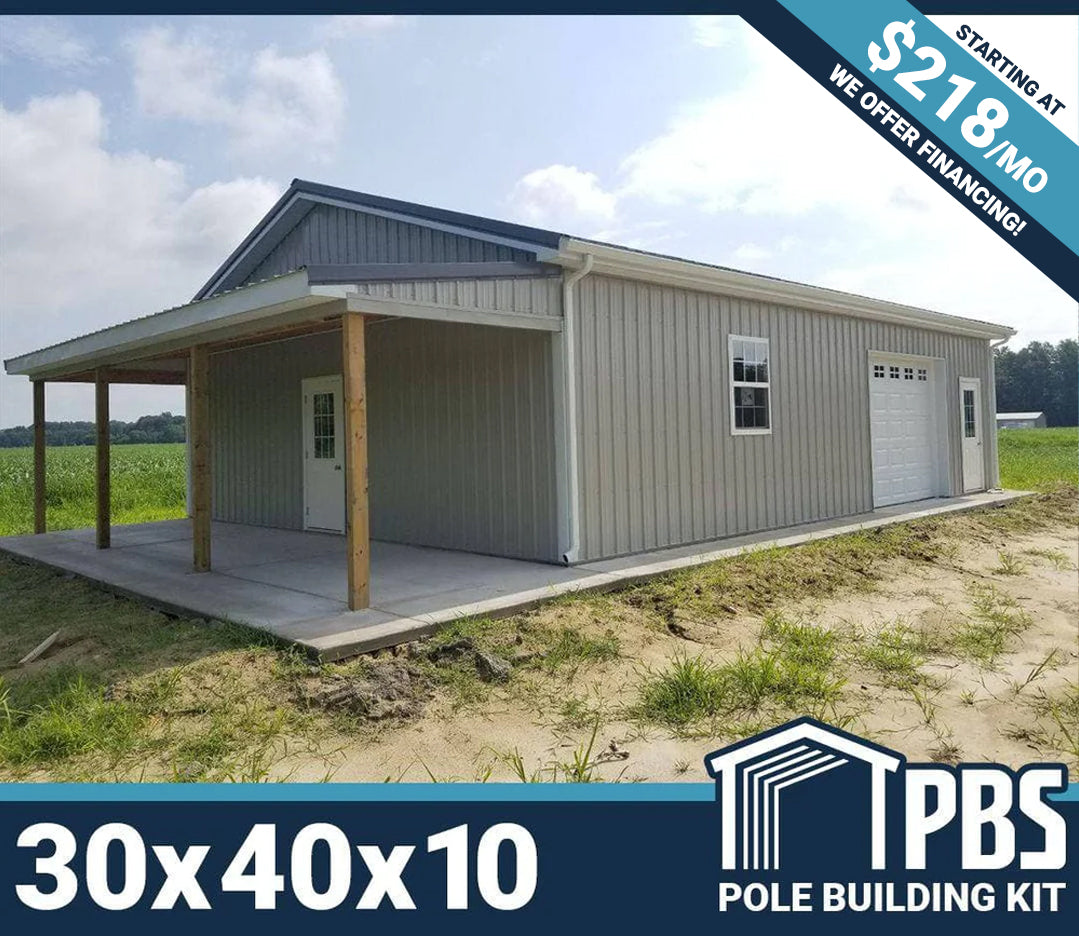 30 x 40 pole barn kit prices