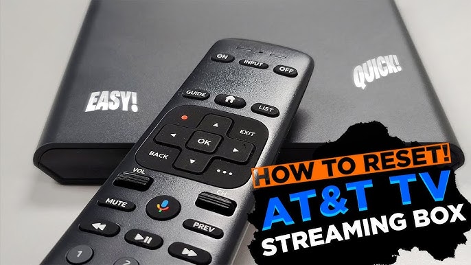 how to connect att remote to tv