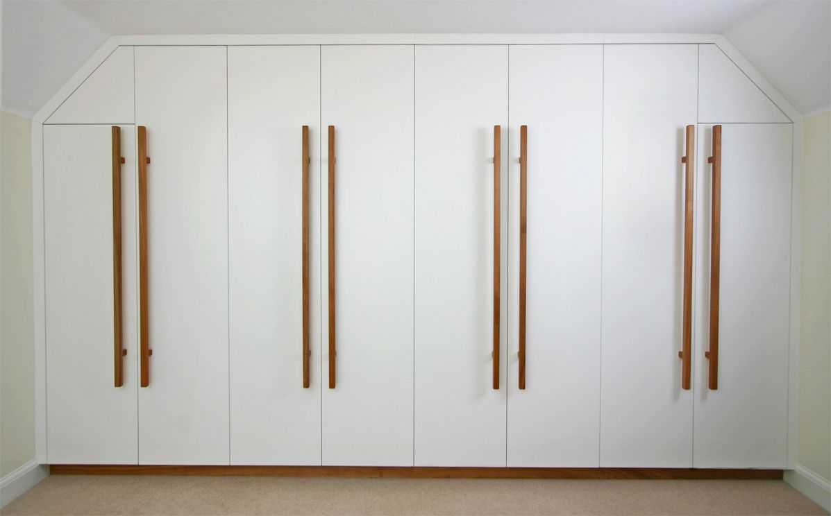 white wardrobe handles