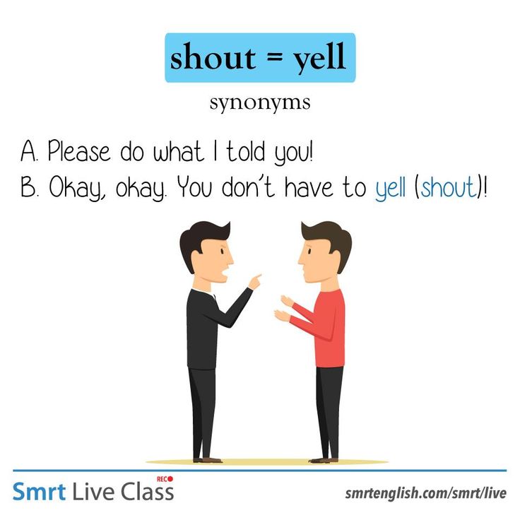 synonyms of shout