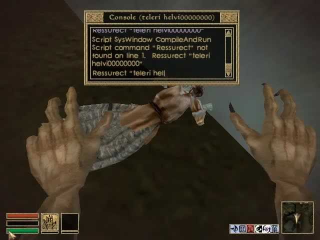 morrowind gold console command