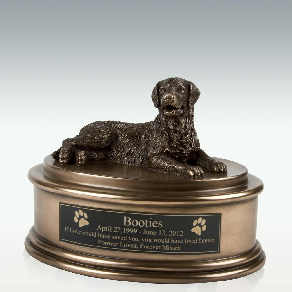 golden retriever urn