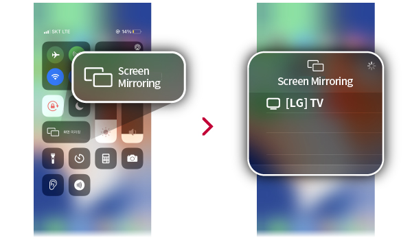 lg tv screen mirroring iphone