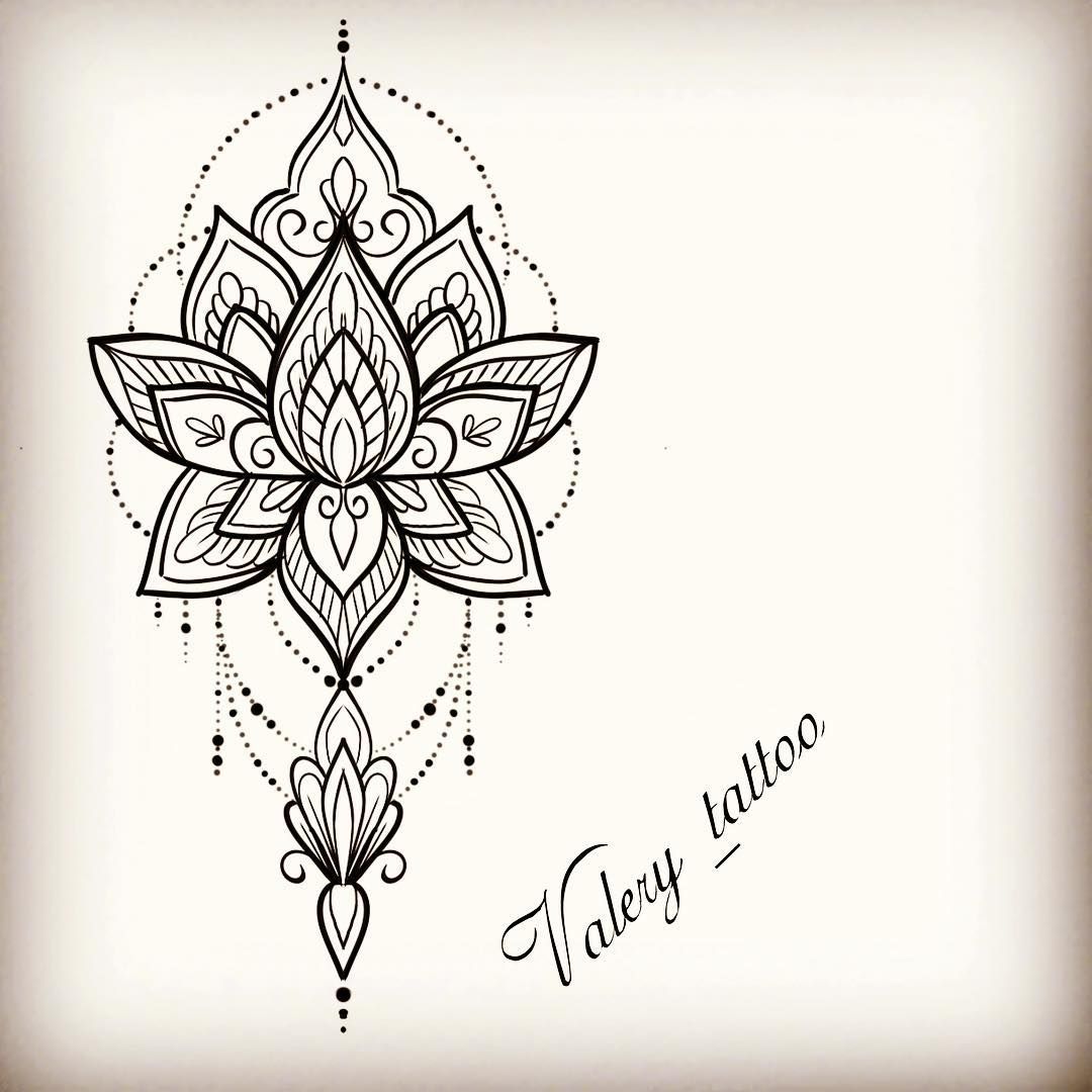 lotus tattoo mandala