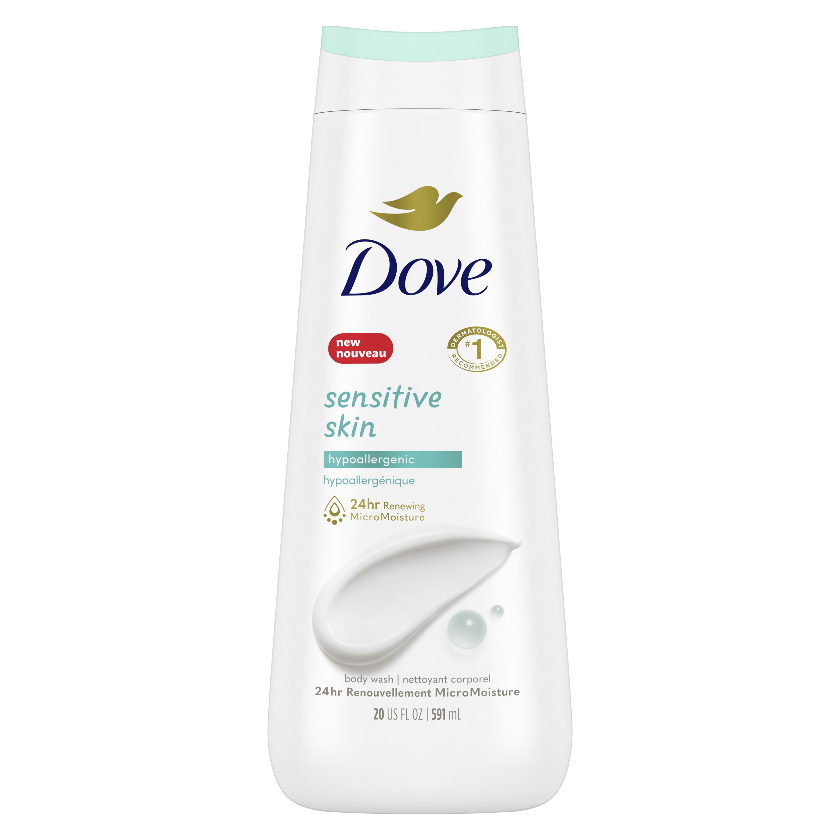 dove unscented body wash