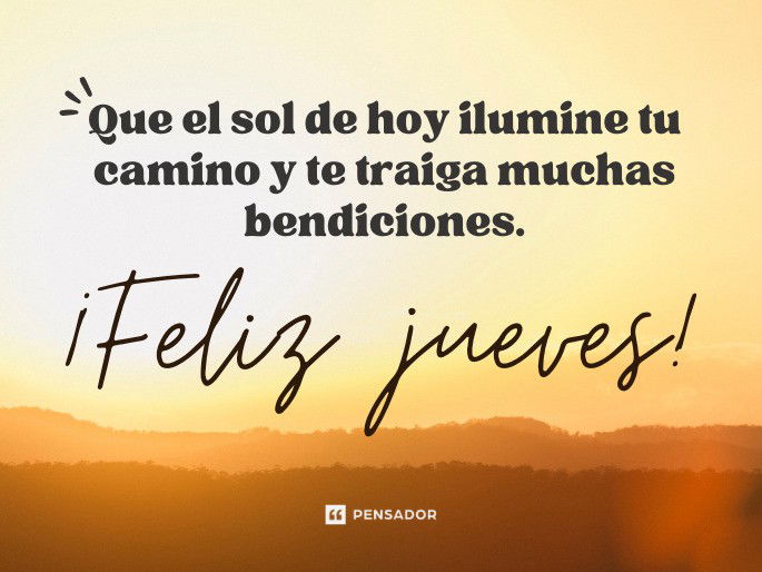 lindo jueves bendiciones