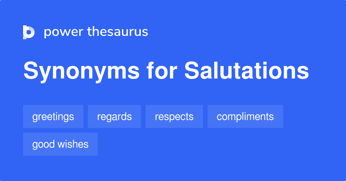 salutations thesaurus
